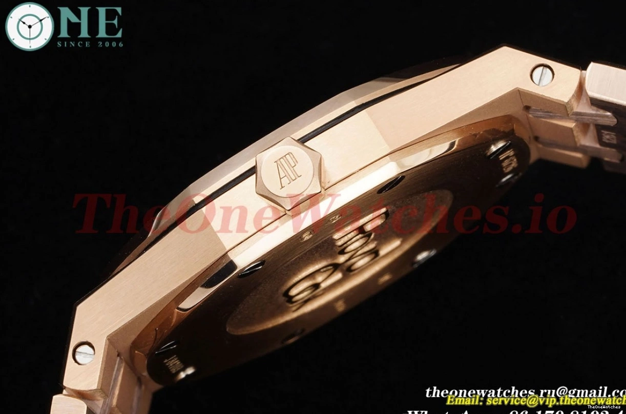 White JJF Diamond 33mm RG Swiss RG Qtz Oak Royal Ladies 0103